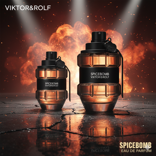 Viktor&Rolf - Spicebomb Eau de Toilette - Woody & Spicy - Cologne for Men - With Notes of Citrus & Tobacco